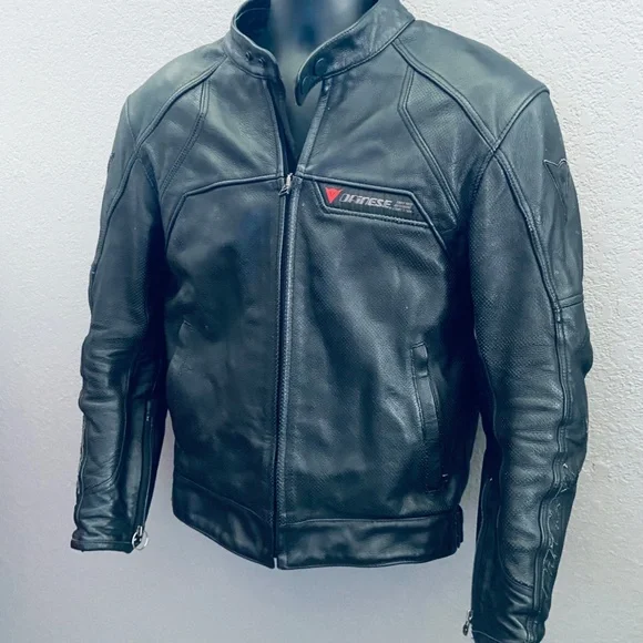 Limited Edition Dainese Leather Motorcycle Jacket Size 50 US SIZE